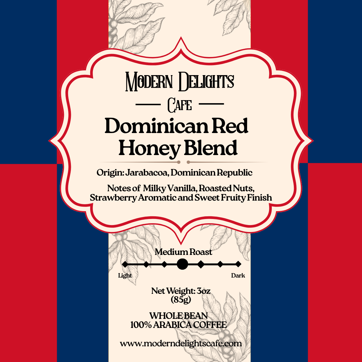 Dominican Red Honey 3oz Sample Bag