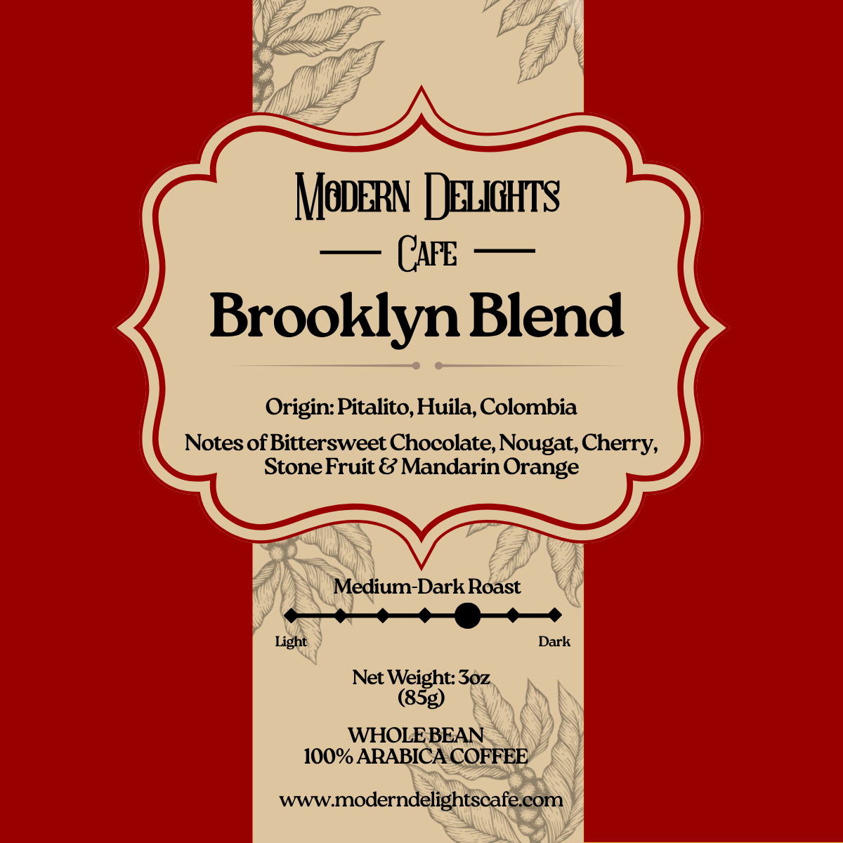 Brooklyn Blend 3oz Sample Bag