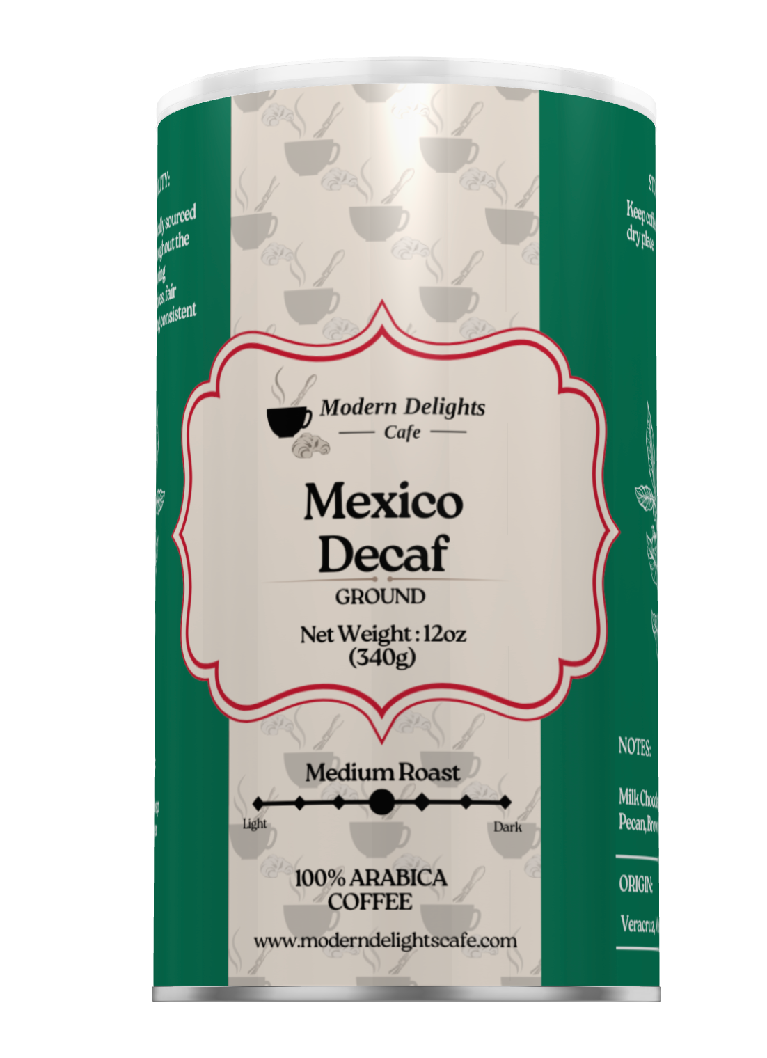 Mexico Decaf 12oz Tin